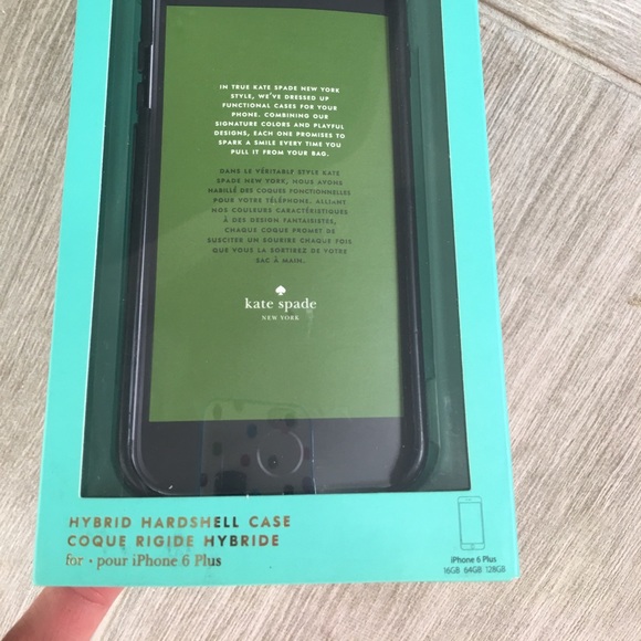 Kate Spade Polka Dot IPhone 6S Plus Case Hybrid Hardshell Case - Picture 7 of 13
